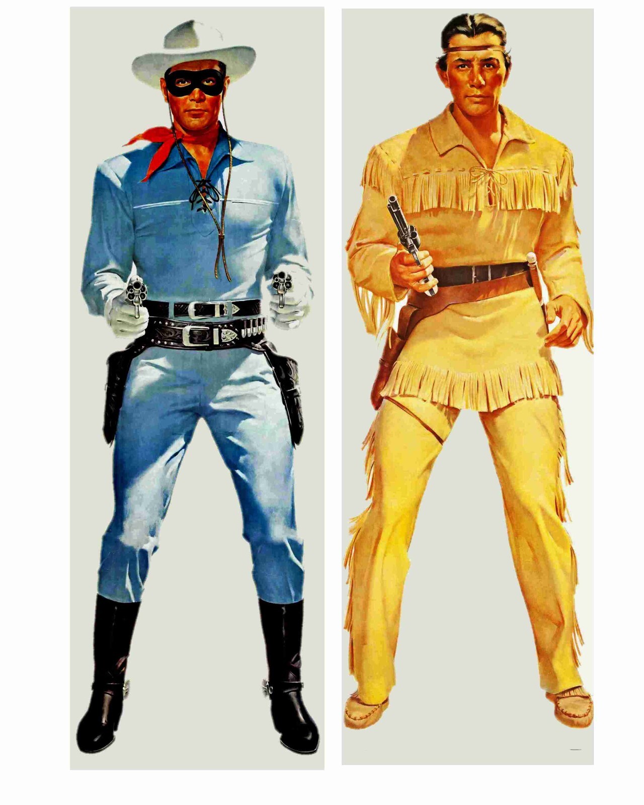 Lone Ranger and tonto Life Size Poster 24 x 75 Inches