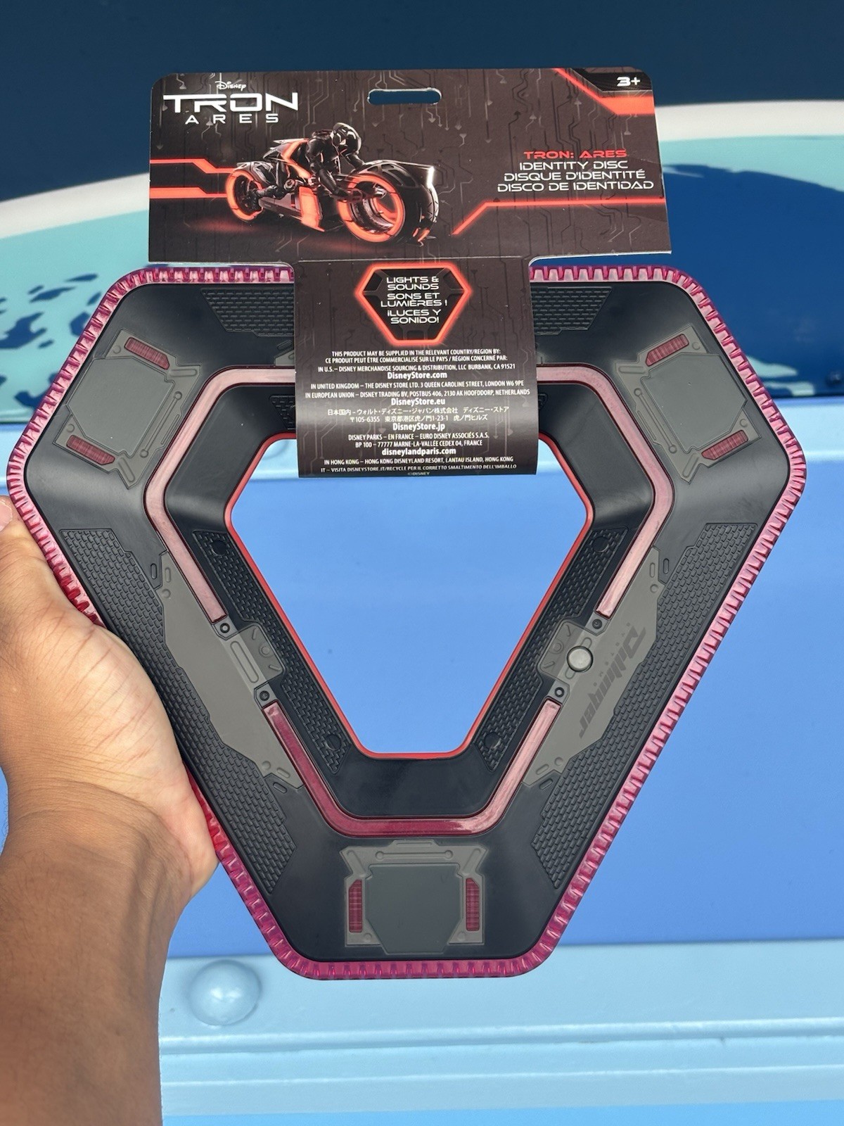 2025 Disney Parks Tron Ares Identity Disc with Lights and Sounds NWT