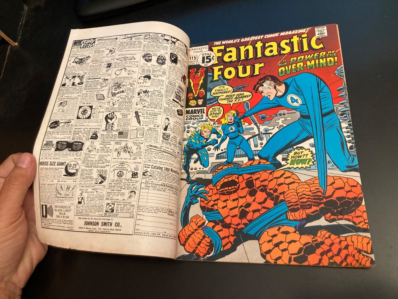 Lookee... FANTASTIC FOUR #115 (1971) ***RARE DOUBLE COVER***