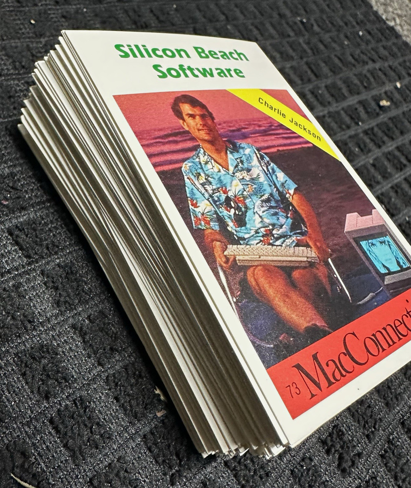 Lot of 96 Vintage 1980s MacConnection Presidents Series Trading Cards Mint