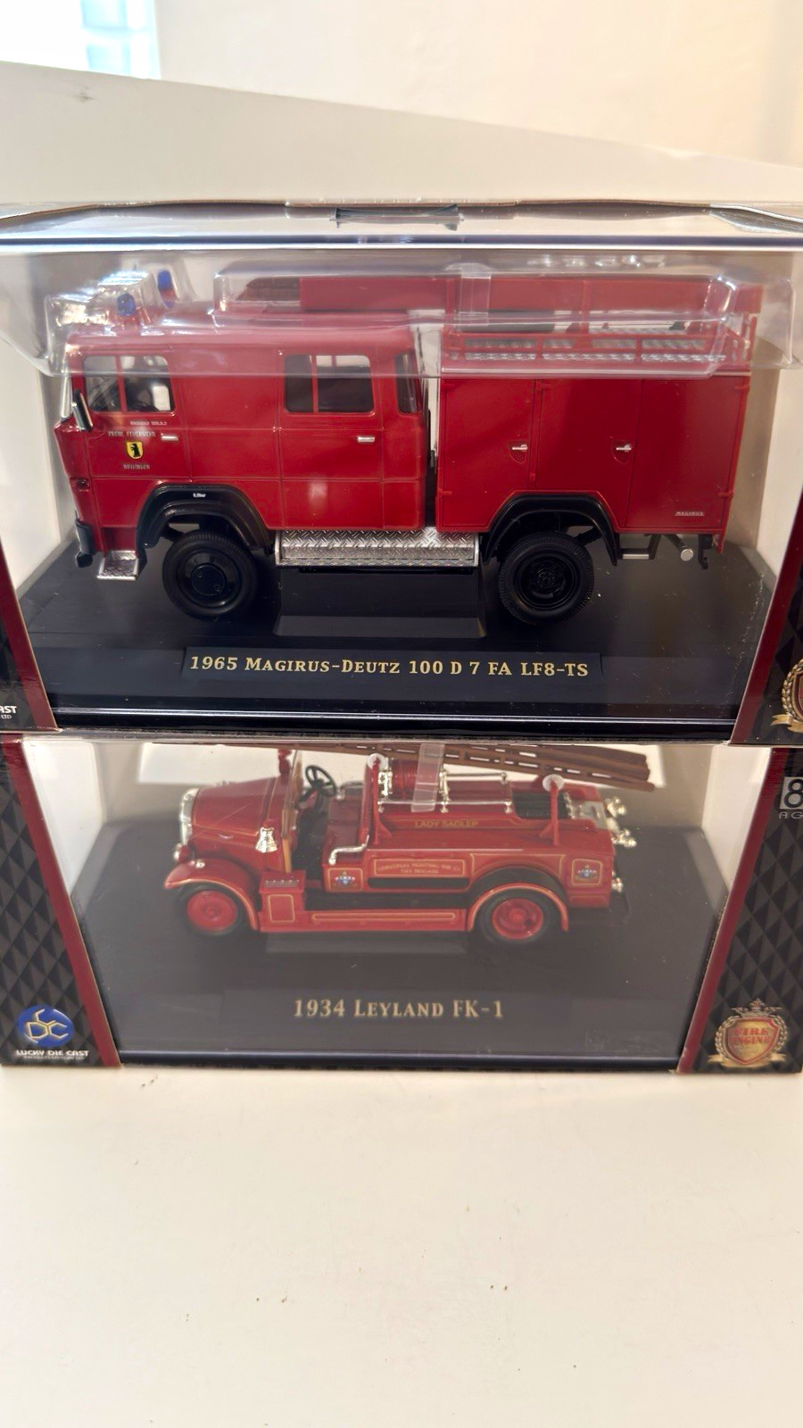 Lucky Die Cast 1:43 Fire Engine Models Lot 6pc 1923-1965 Magirus-Deutz