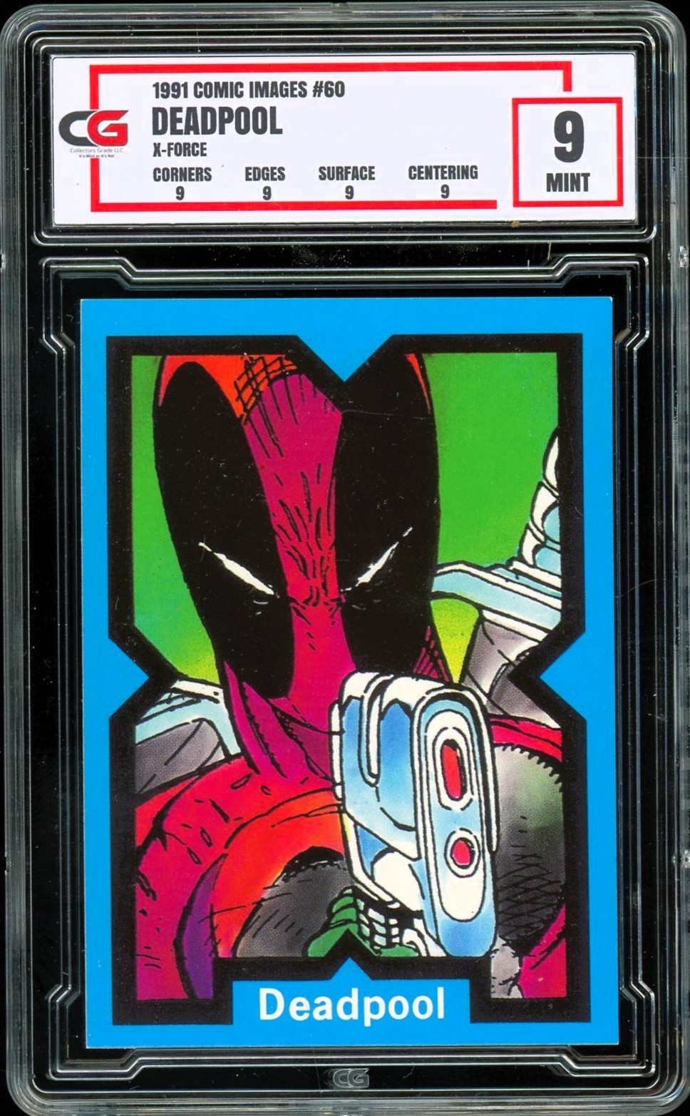 1991 Comic Images X-Force #60 ~ Deadpool Rookie ~ CG 9 MINT