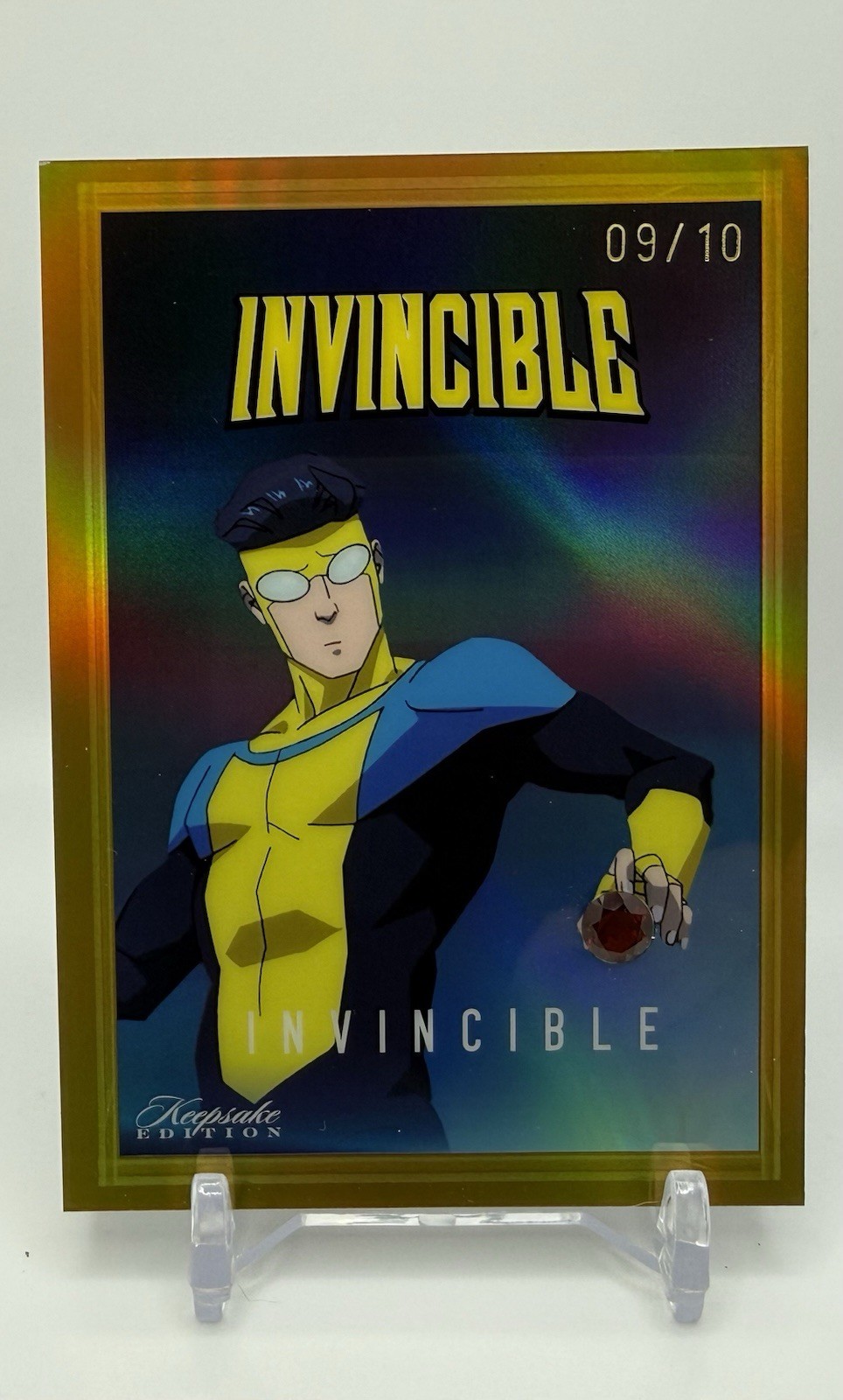 2025 Invincible - Invincible #291 - Gold Power Gem Stone -9/10 - First Print