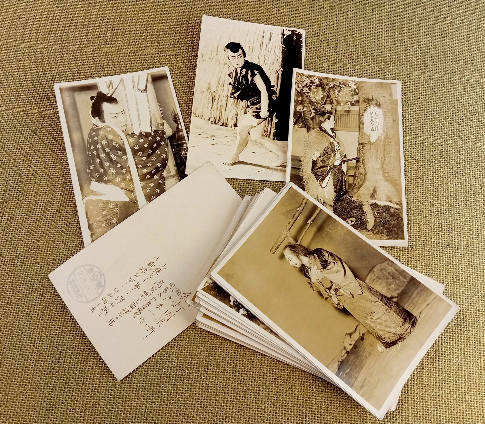 38 Antique Japanese Kabuki Theatre Stage Photos Taisho Showa 1920s-30s Archive