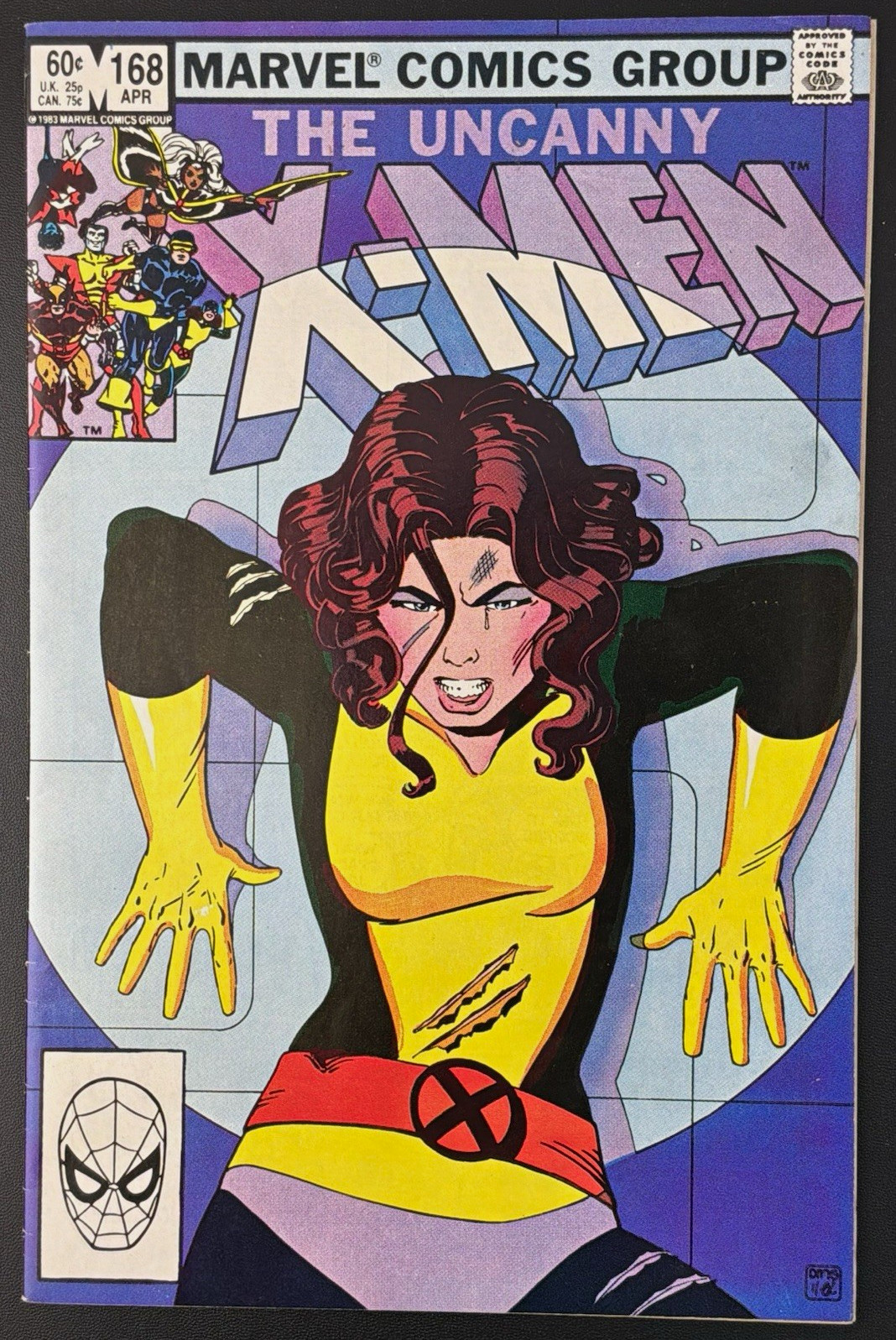 Uncanny X-Men #168 1983 Madelyne Pryor VF 8.0 Estimate Marvel Comics Claremont