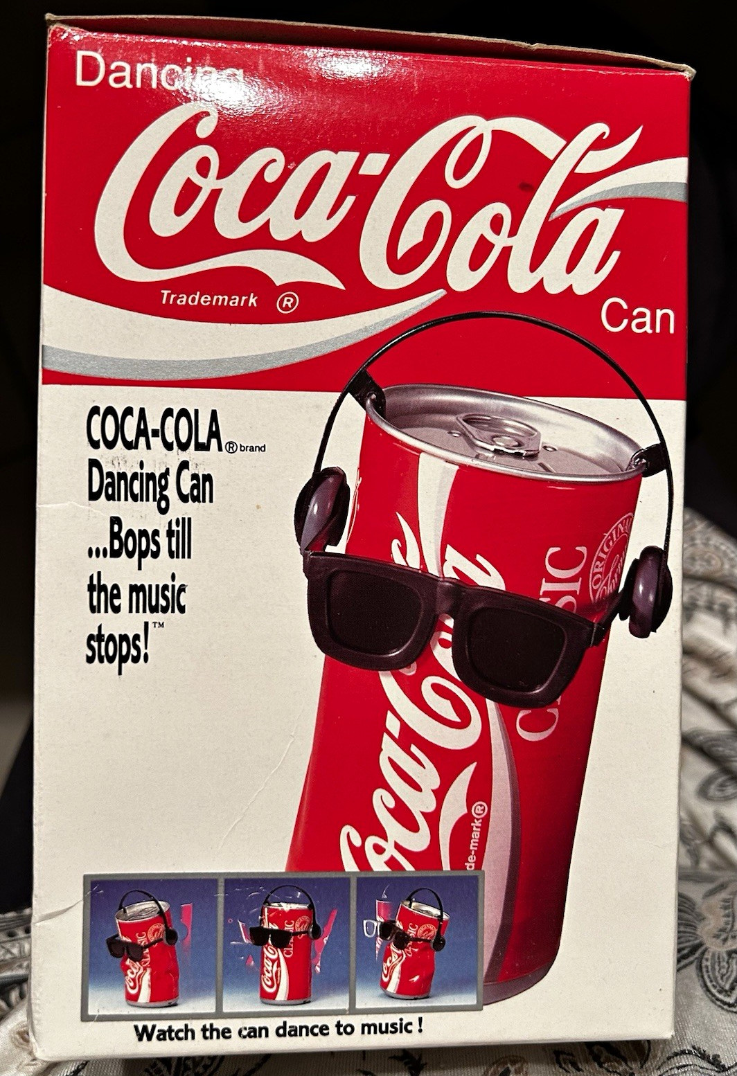 Vintage Coca-Cola Dancing Soda Advertising Can Works