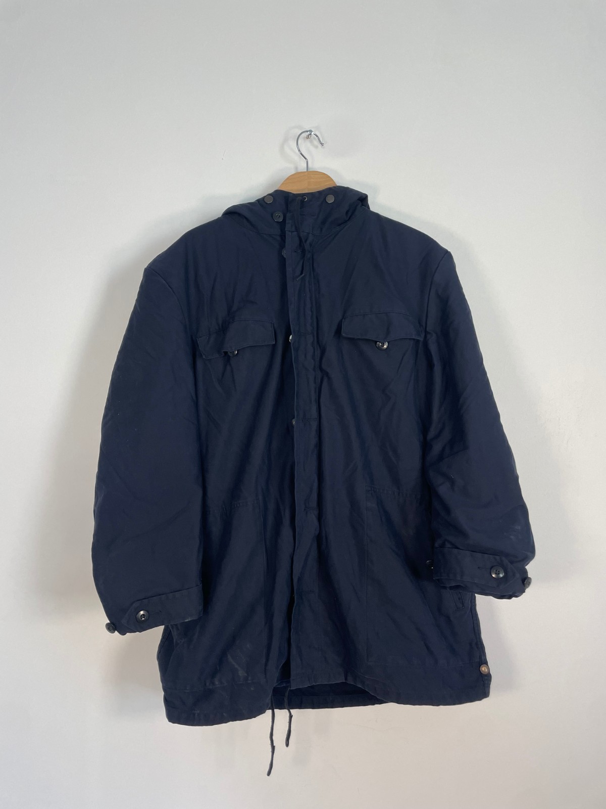 Vintage 1984 Schwarz Passau GMBH Germany Military Jacket (Size: 54)