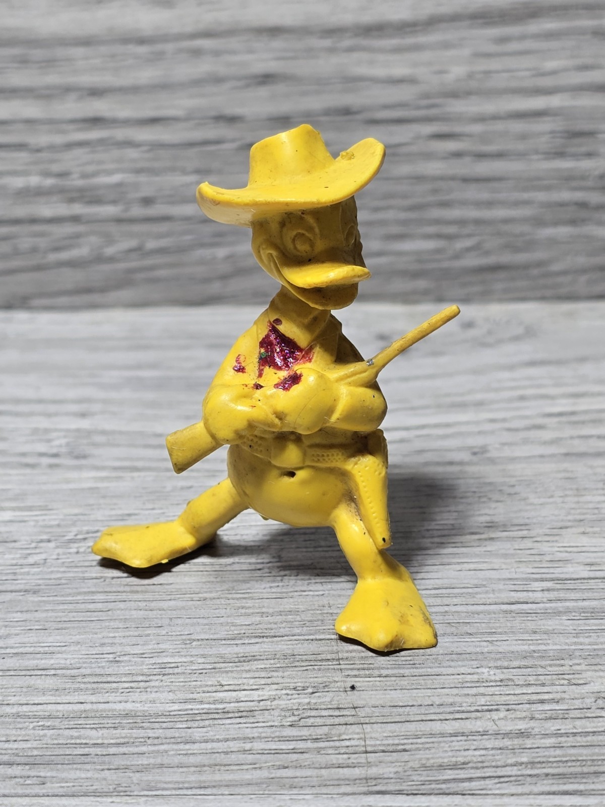 1950s Vintage Auburn Disney Donald Duck Figure For Stagecoach Toy