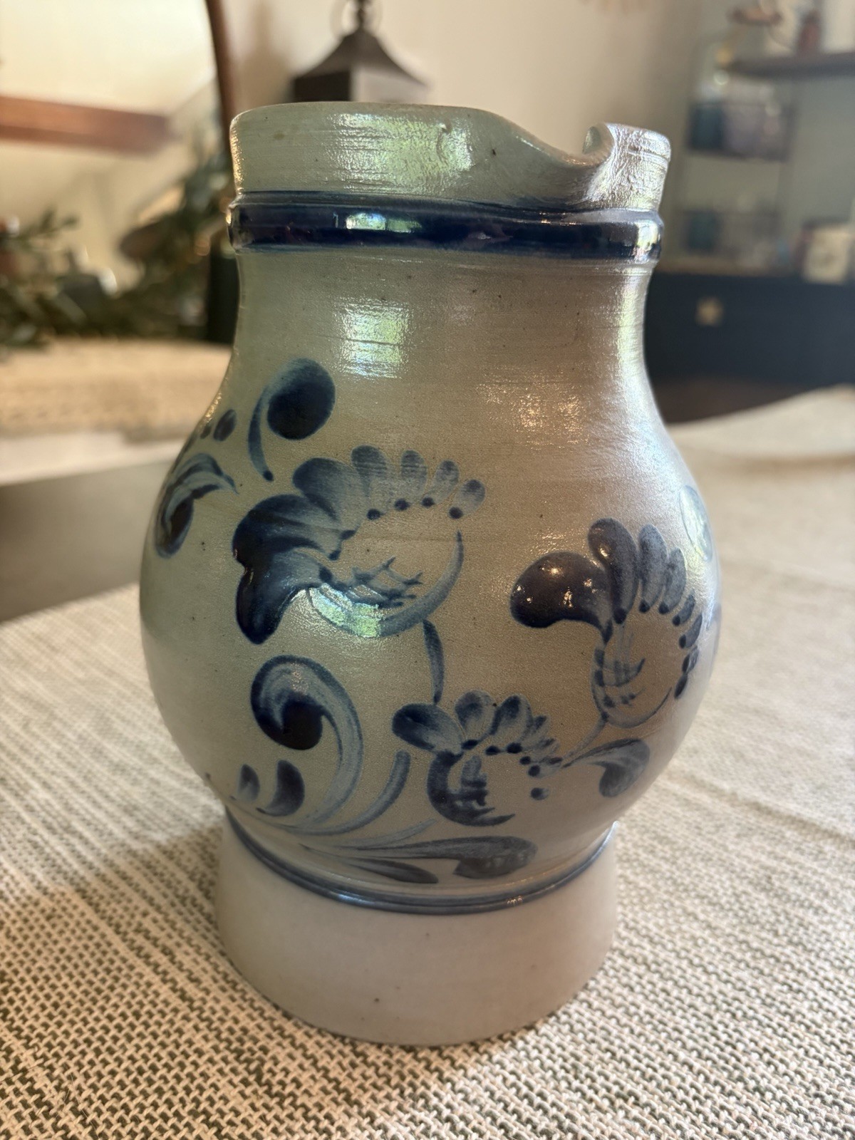Vintage Salt Glazed Bembel (traditional German Pitcher)
