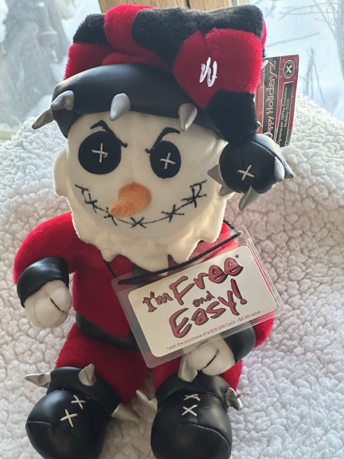SPENCER GIFTS HOLIDAY 2004 GOTH SNOWMAN 13\