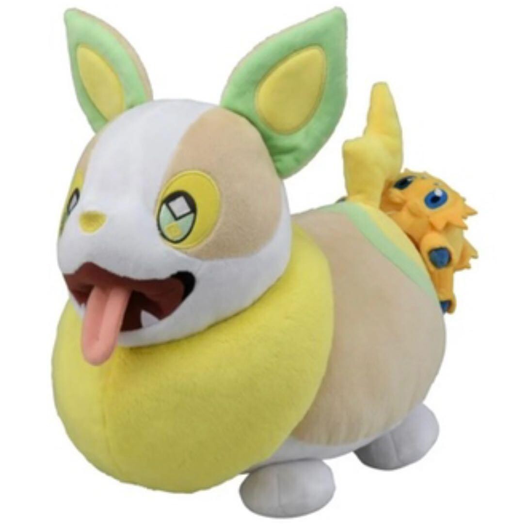 NEW Takara Tomy Pokemon Plush Doll Bull Bull Bachuru Joltik with Yamper Japan