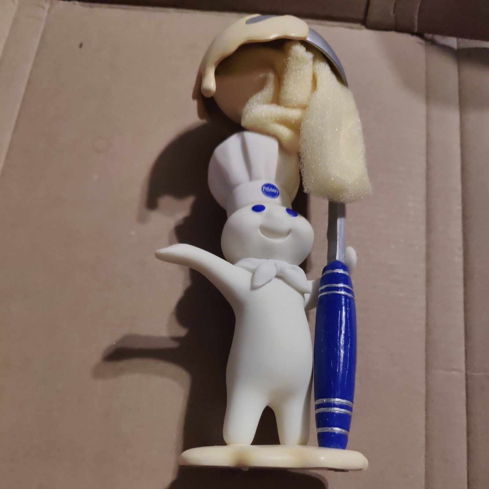 Pillsbury Doughboy Danbury Mint Figurine Batter Up Ladle Advertising Decor 6.5