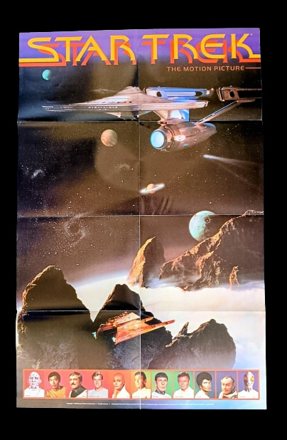 Star Trek Poster Vintage Original The Motion Picture Mork & Mindy 1979 Brand New