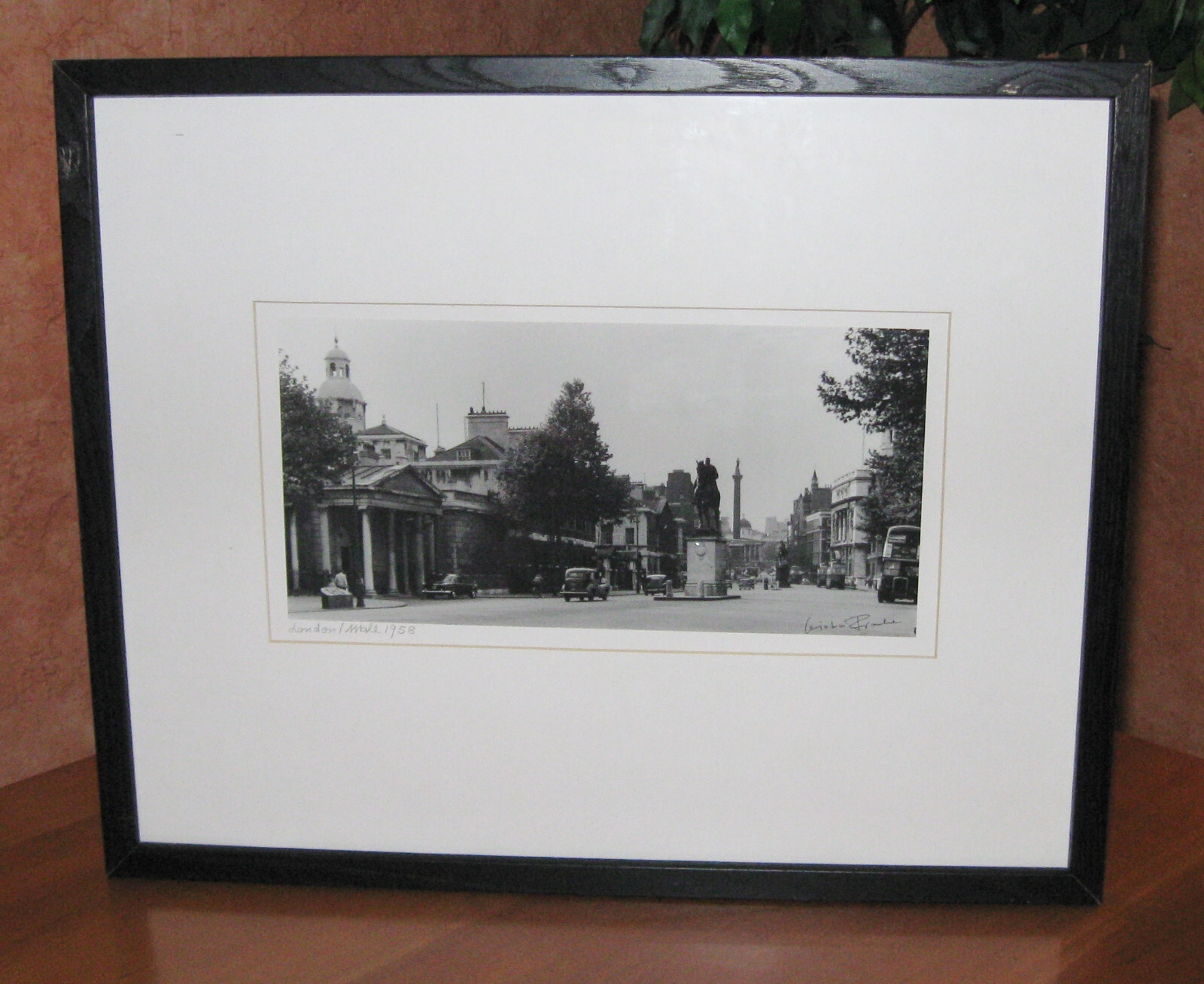 Vintage London Mall Cityscape Art 1950s Black & White Photo Art Christa Franke