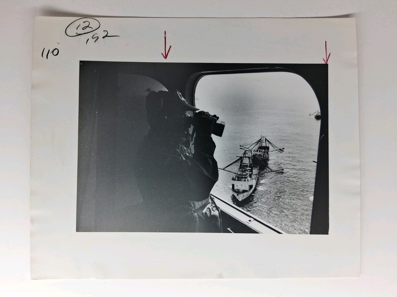 Vintage 1973 Coast Gaurd Photo Corpus Christi Texas TX Press News Art 