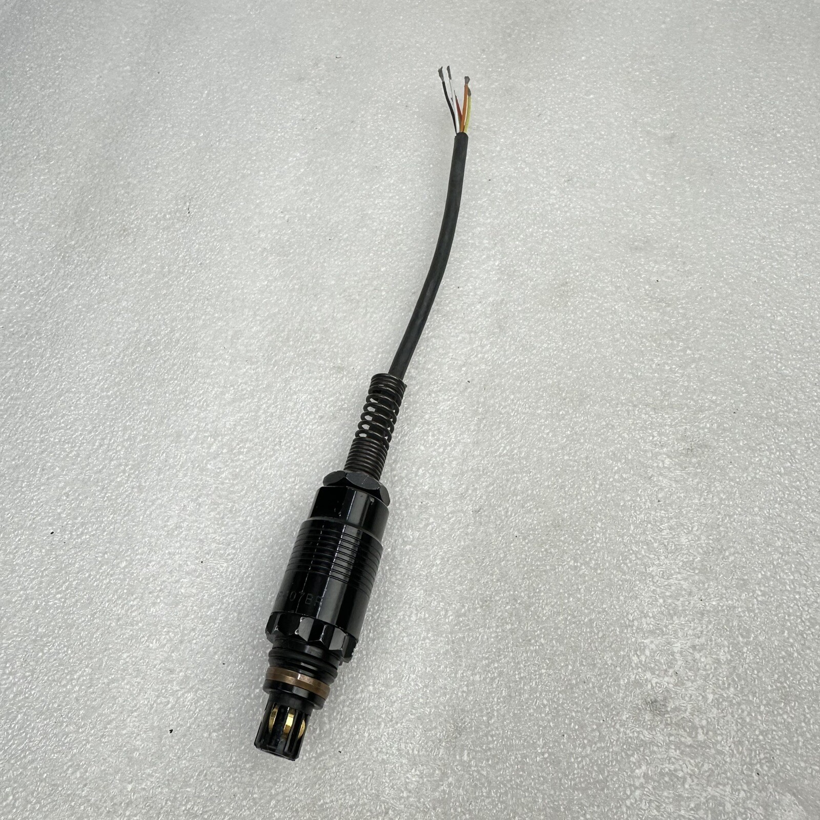 AJ-107/BR CVC Crewman Helmet Cable w/ Male Bailout Military Radio Connector Cut