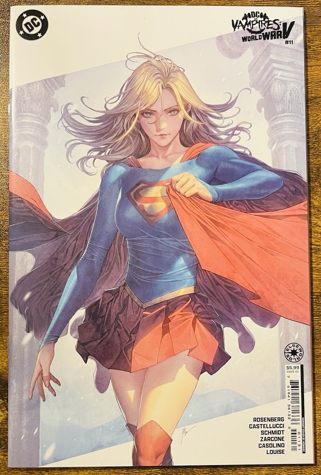 DC VS VAMPIRES: WORLD WAR V 11 NM/NM+ GORGEOUS SUPERGIRL HOMARE VARIANT DC 2023