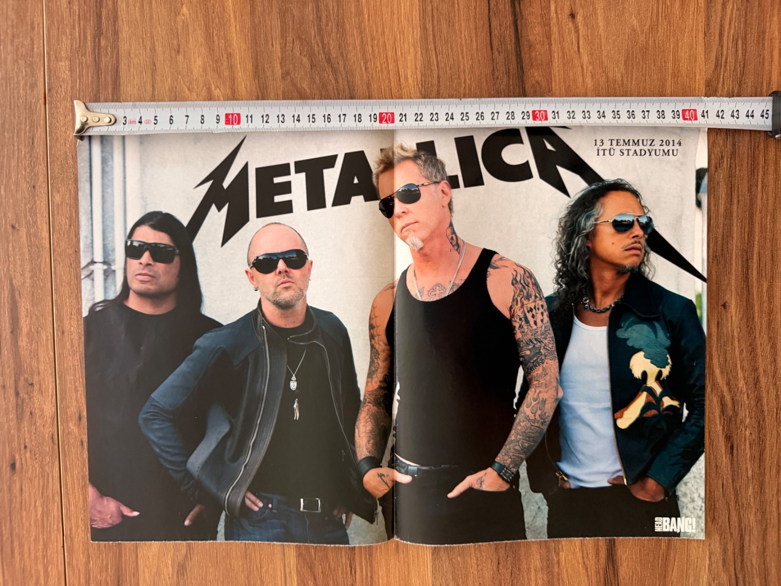Metallica Istanbul 2014 / GWAR / Faith No More Double Sided Turkish Poster Rare