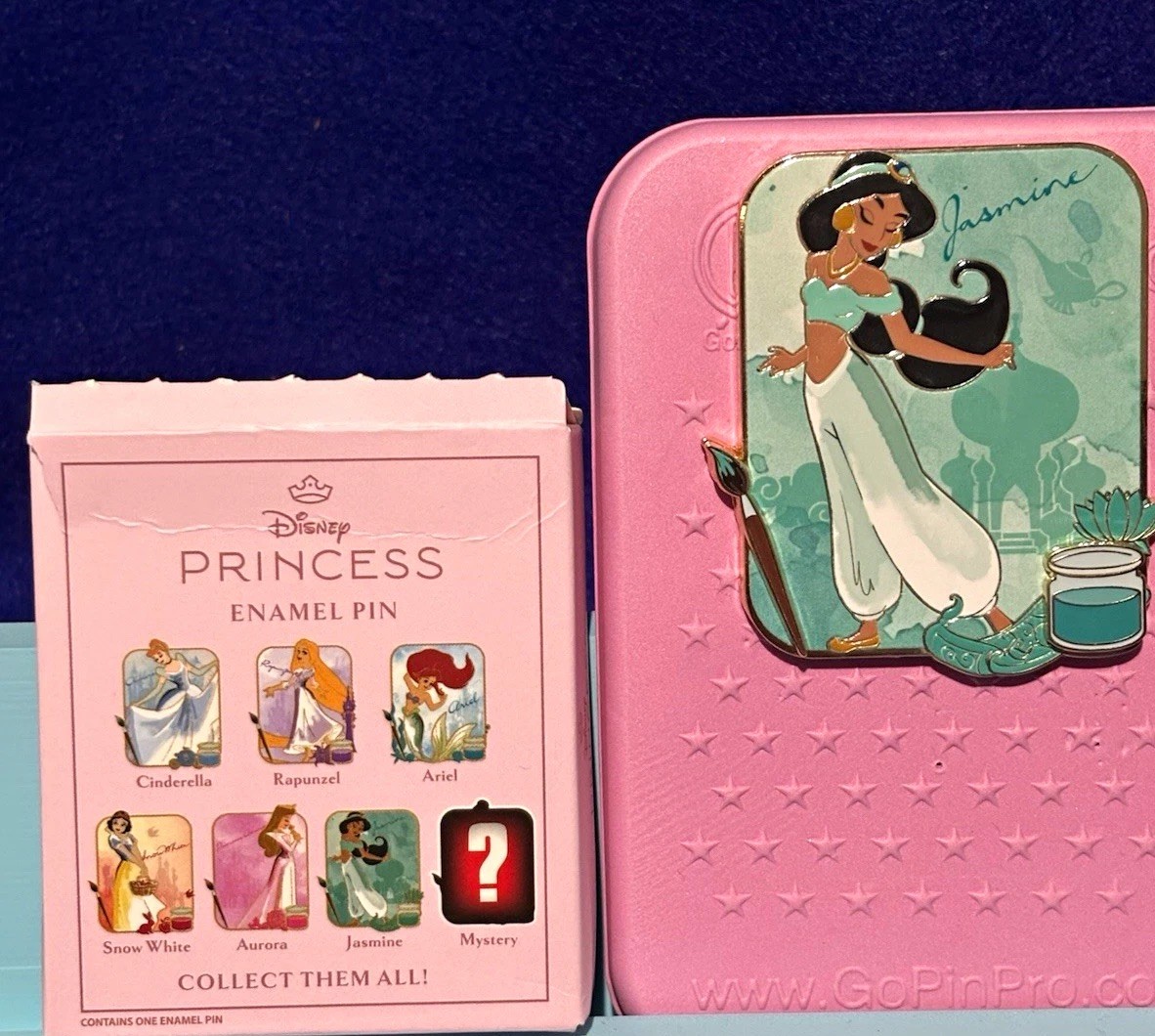 PALM Disney Princess Jasmine Brushstrokes  Enamel Pin - Aladdin 