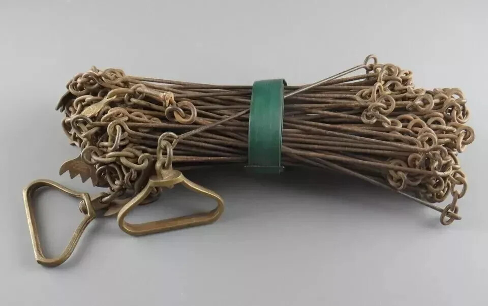 Vintage JC Chester  Brass Steel , 20 Miter Gunther's & Engineer's Chain