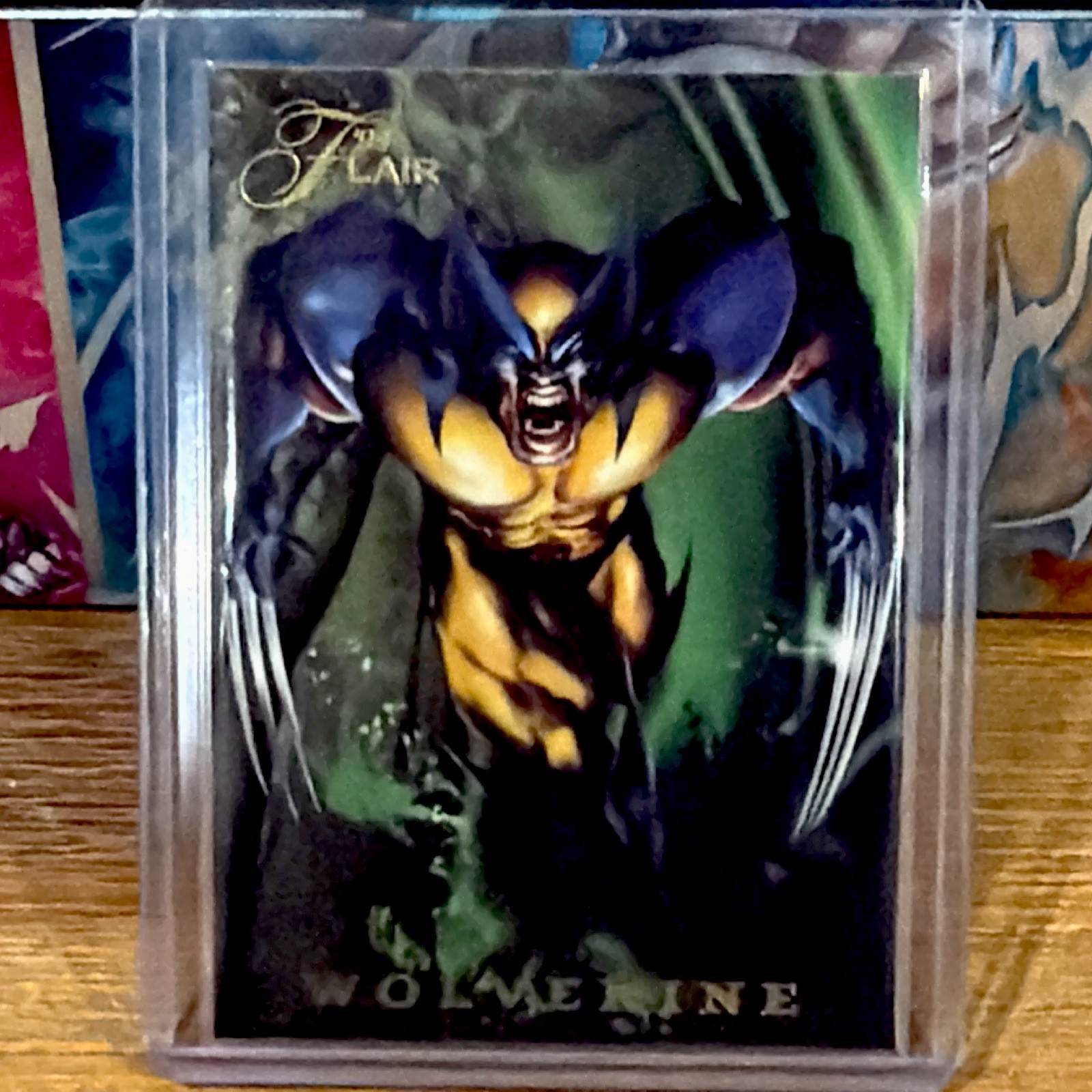 Fleer Flair X-Men 1996 Wolverine Insert Set Non-Sport Trading Card Numbered 8/18