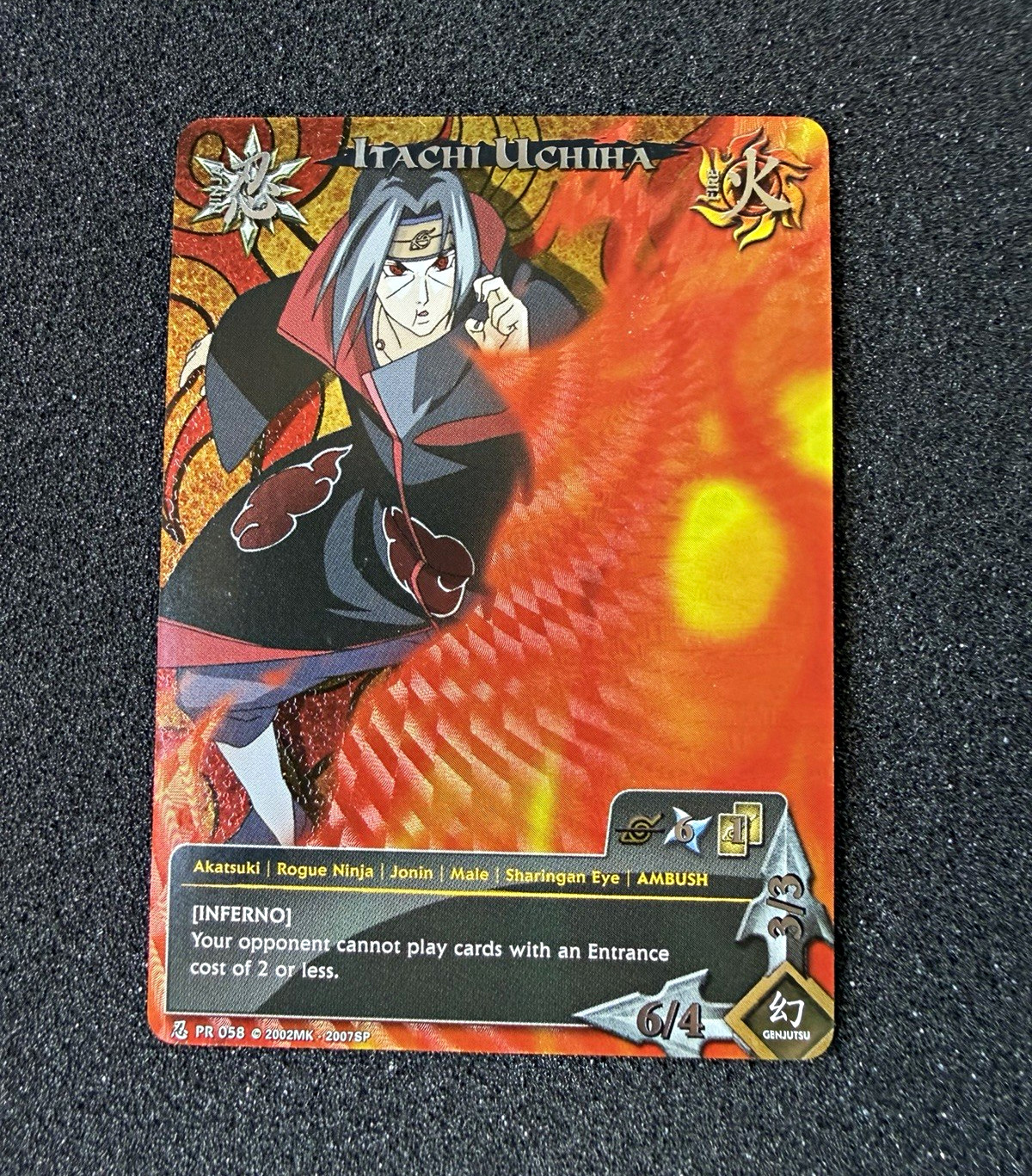 Shonen Jump\'s Naruto CCG Itachi Uchiha PR 058 Promo 2007 English Card