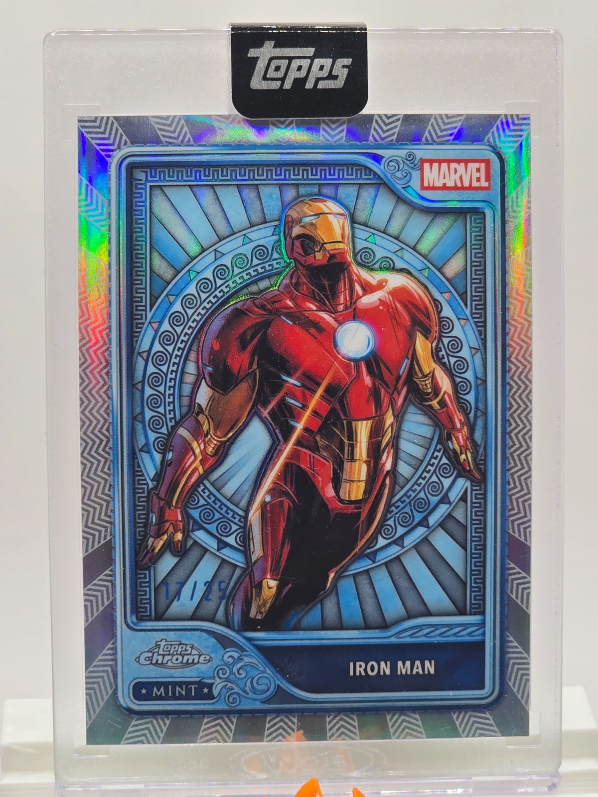 2026 Topps Mint Marvel Iron Man Platinum Card #118 🔥/25 🔥encased and numbered