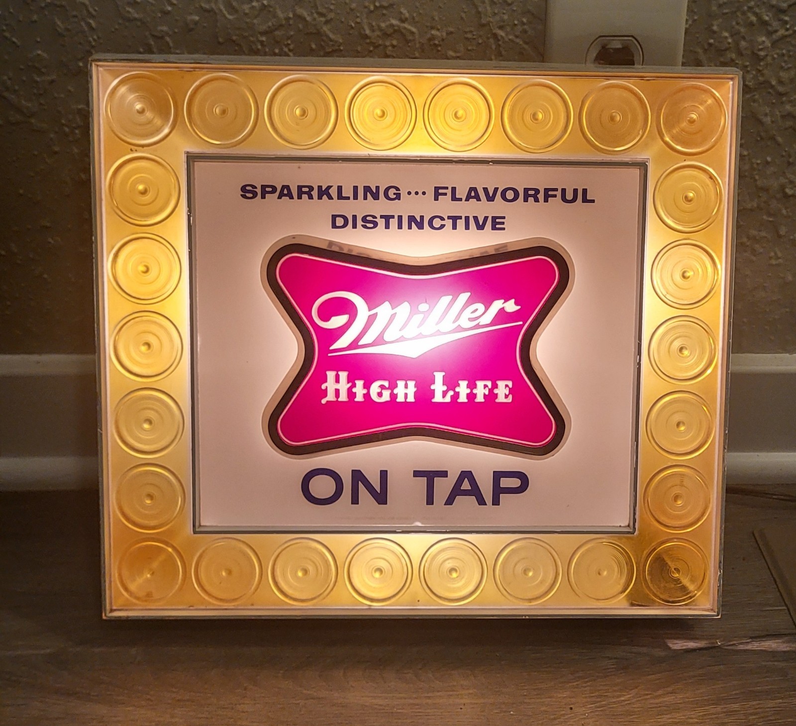 Vintage Miller High Life Beer sign 