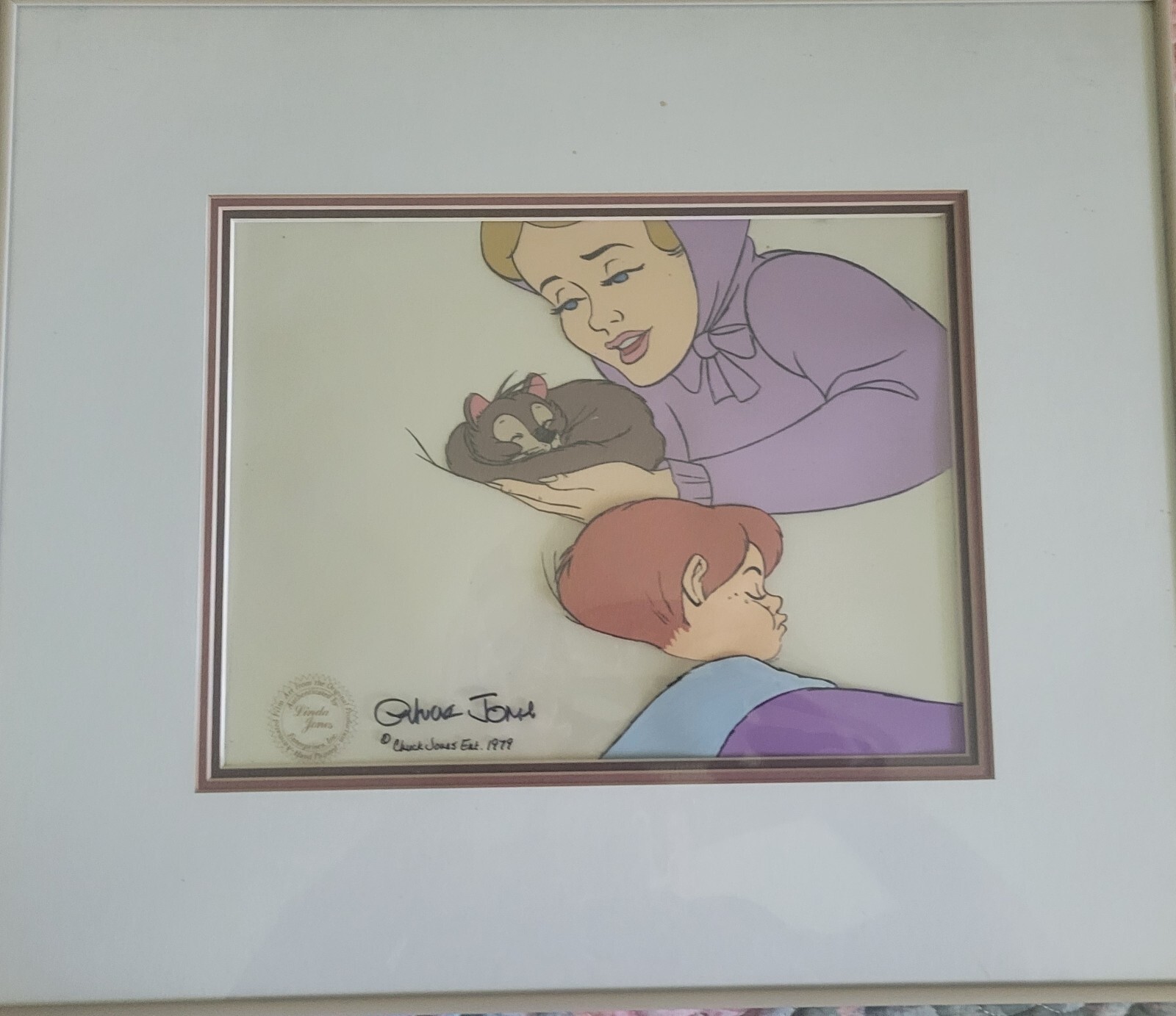 Rikki Tikki Tavi Chuck Jones Signed 1975 Original Production Cel CHOICE PIECE