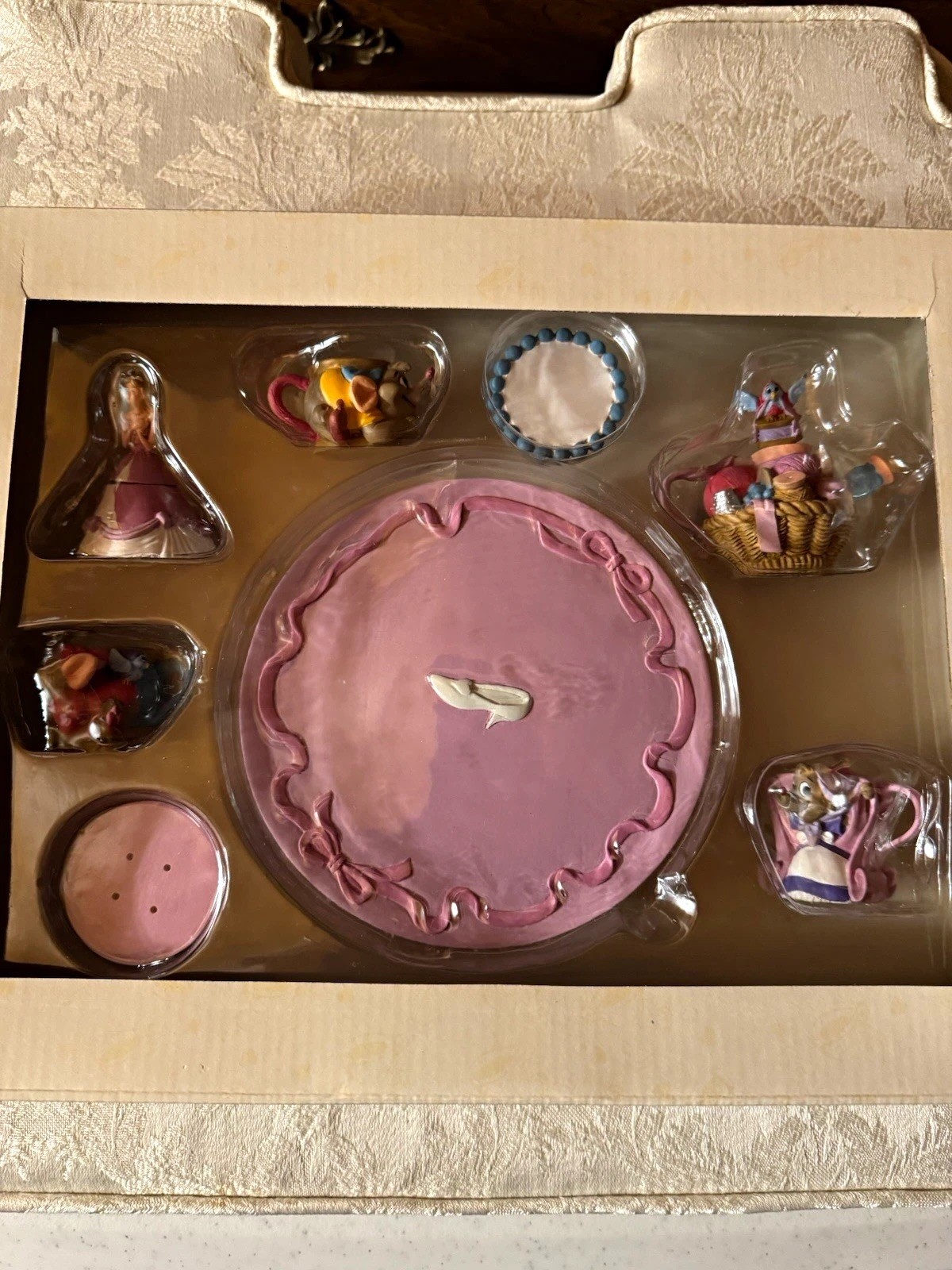Vintage Disney Cinderella Mini Tea Set Toy