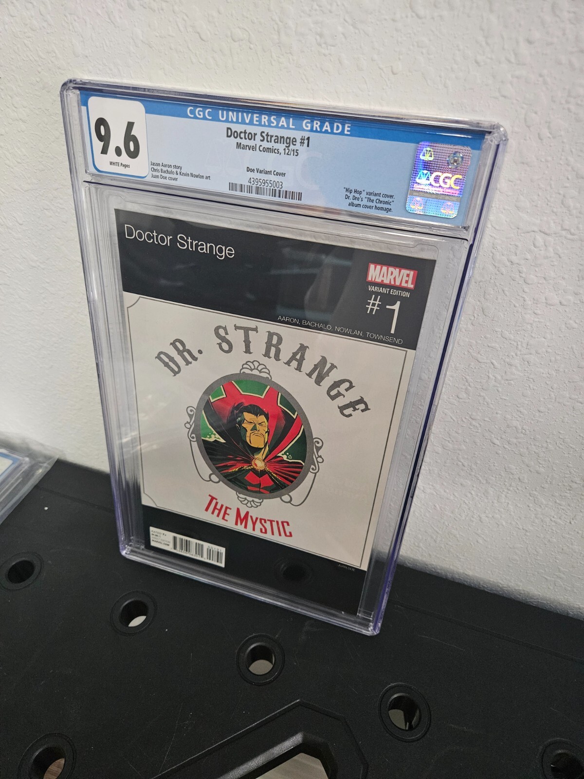 Doctor Strange #1, 12/15 Hip Hop Doe Variant Dr Dre Chronic Album Homage CGC 9.6
