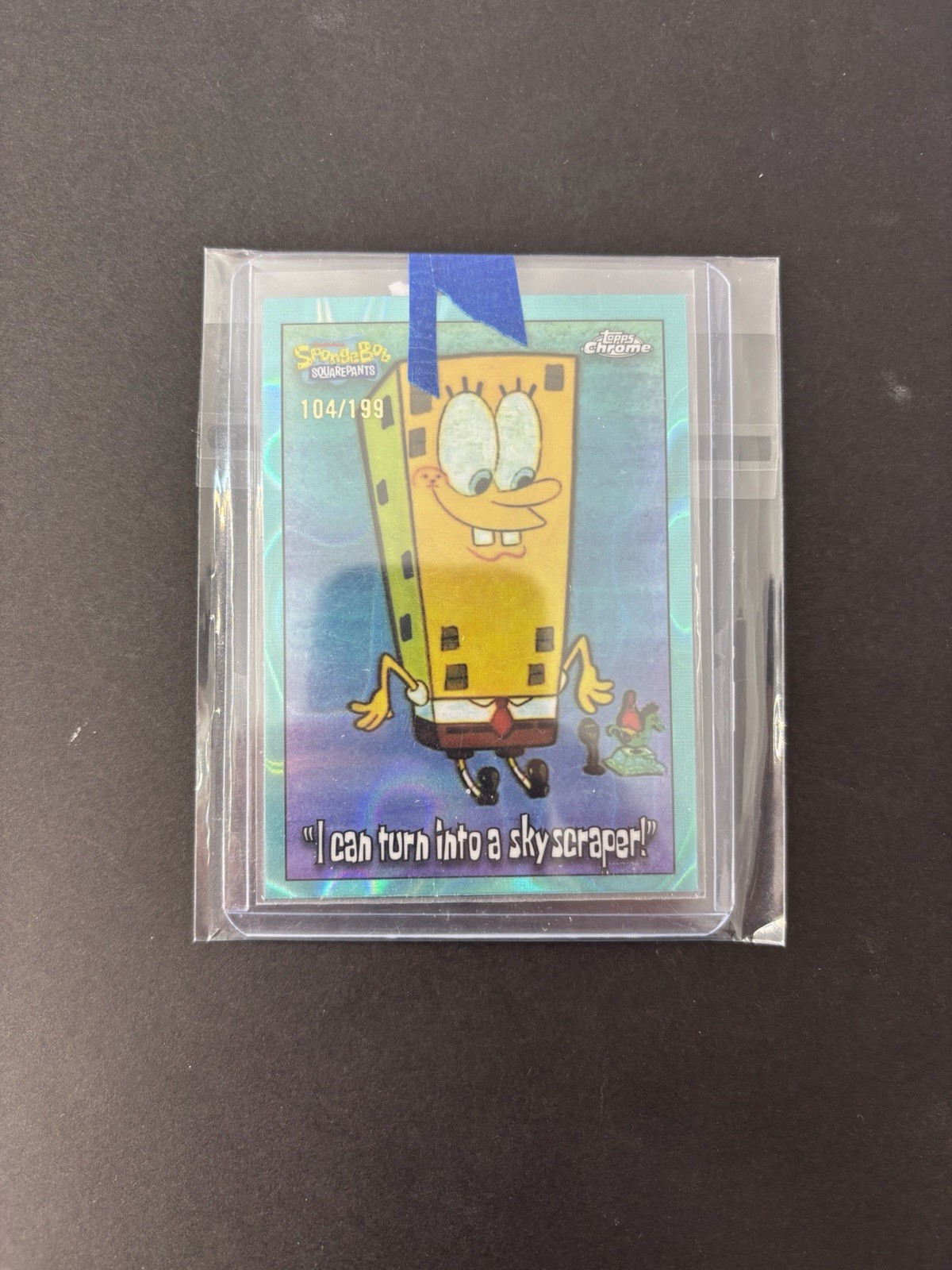 Topps Chrome SpongeBob 2025 \'I Can Turn Into a Skyscraper\' /199 #175