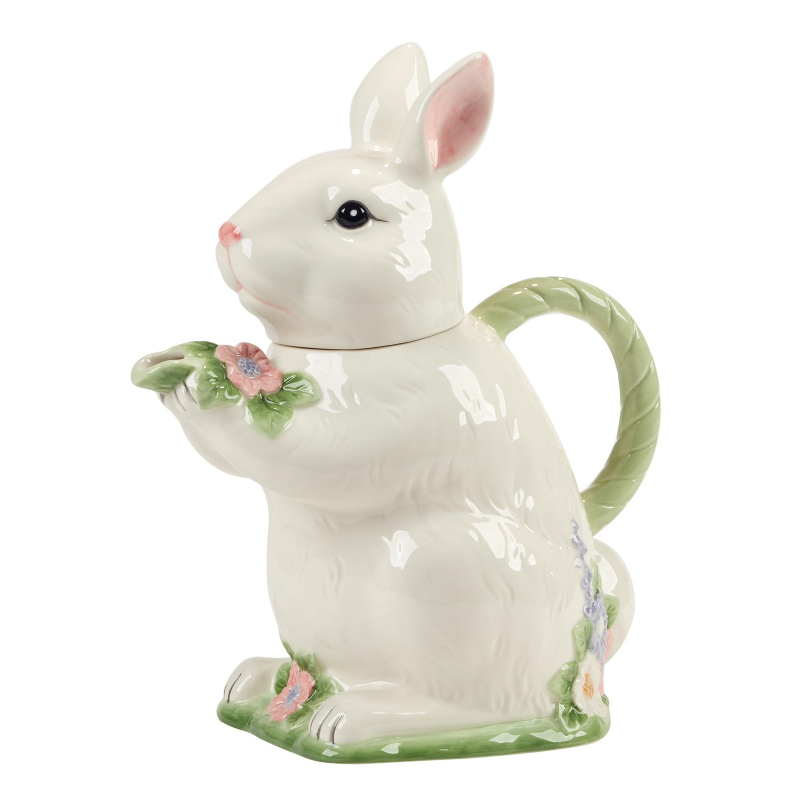 Certified International Easter Morning 3-D Bunny Teapot 32-Ounce