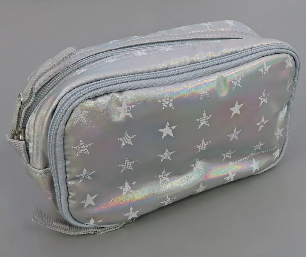 B\'z LIVE-GYM Pleasure 2023 Stars Pouch | Polyester Zip Organizer 11x19cm