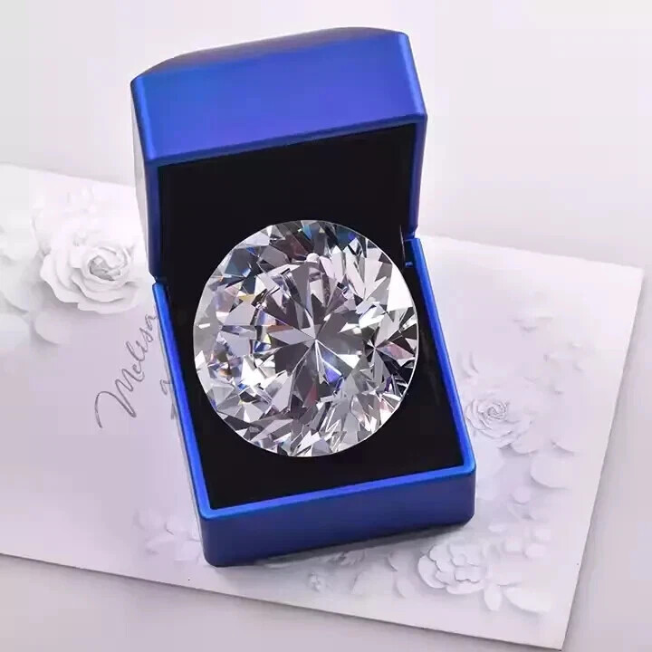 3 Ct Certified Natural Round Cut White Diamond D Grade VVS1 + 1 Free Gift