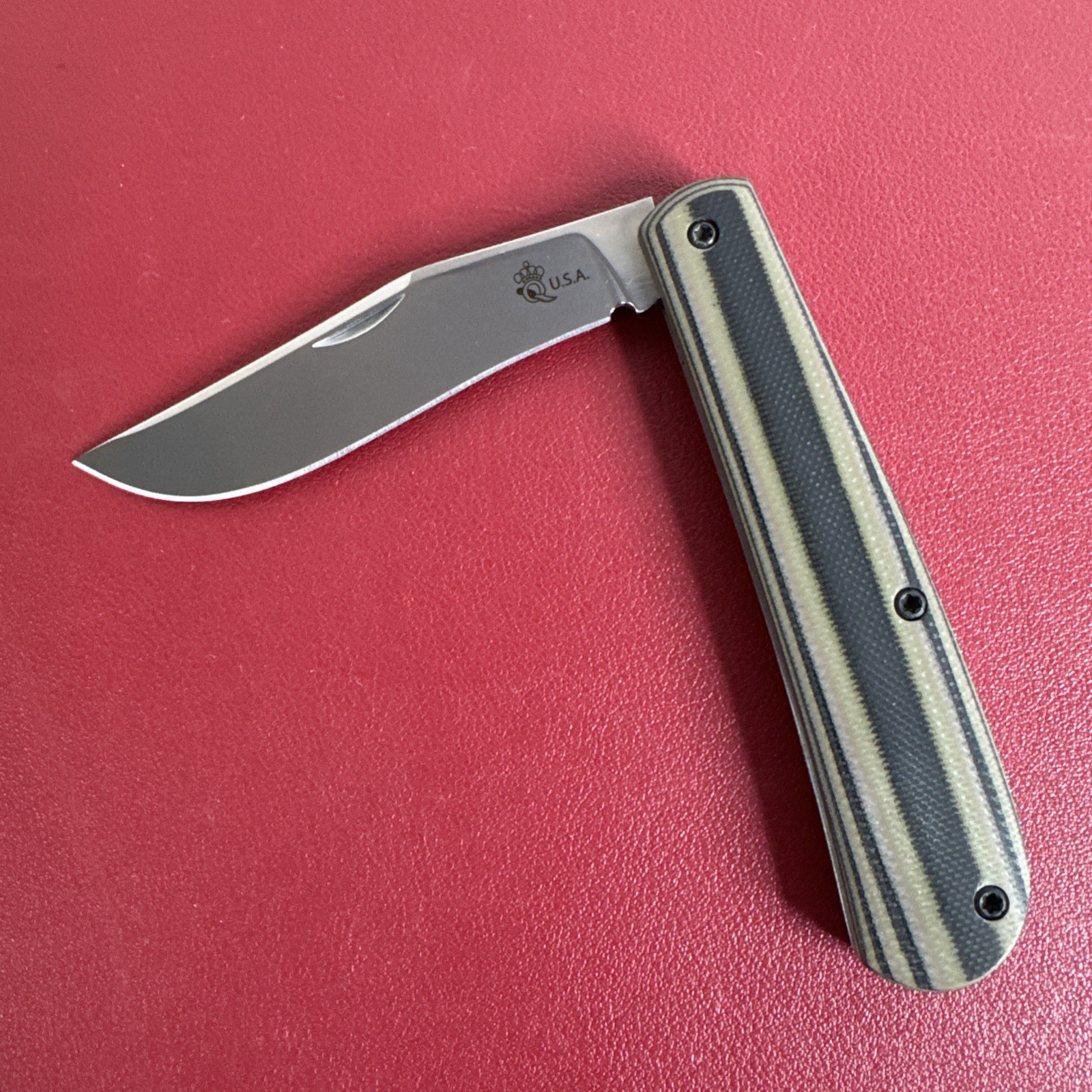 Queen Slip Joint Camo G10 Folding MagnaCut  Pocket Knife 3.25