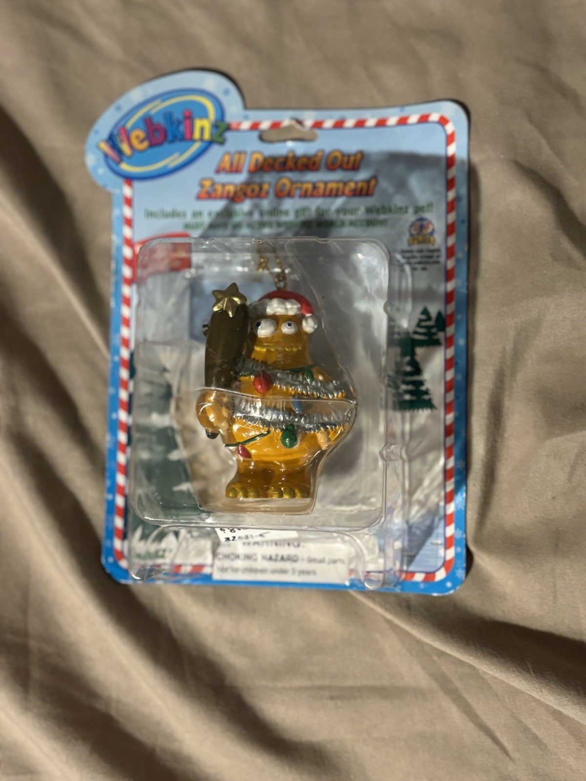 Webkinz Christmas Ornament Decked Out Zangoz By Ganz