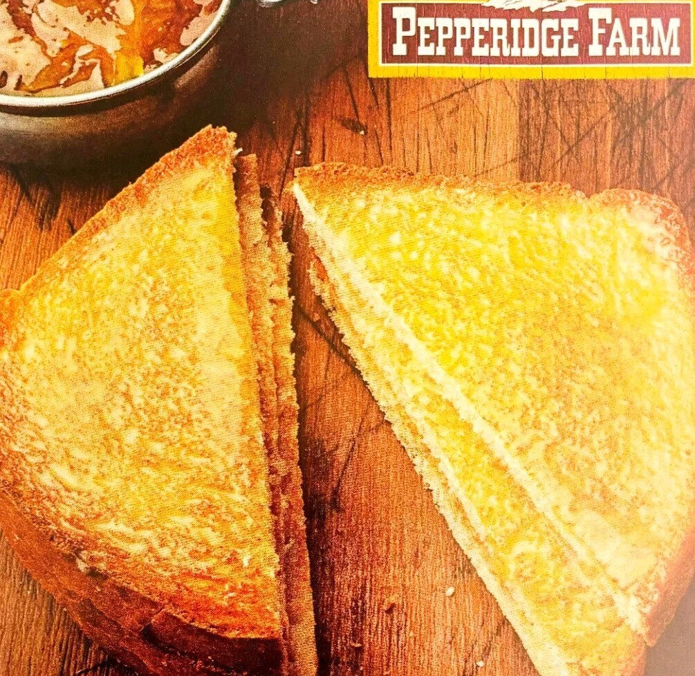 1968 Pepperidge Farm White Bread Advertisement Life Magazine Sandwich HM2AA