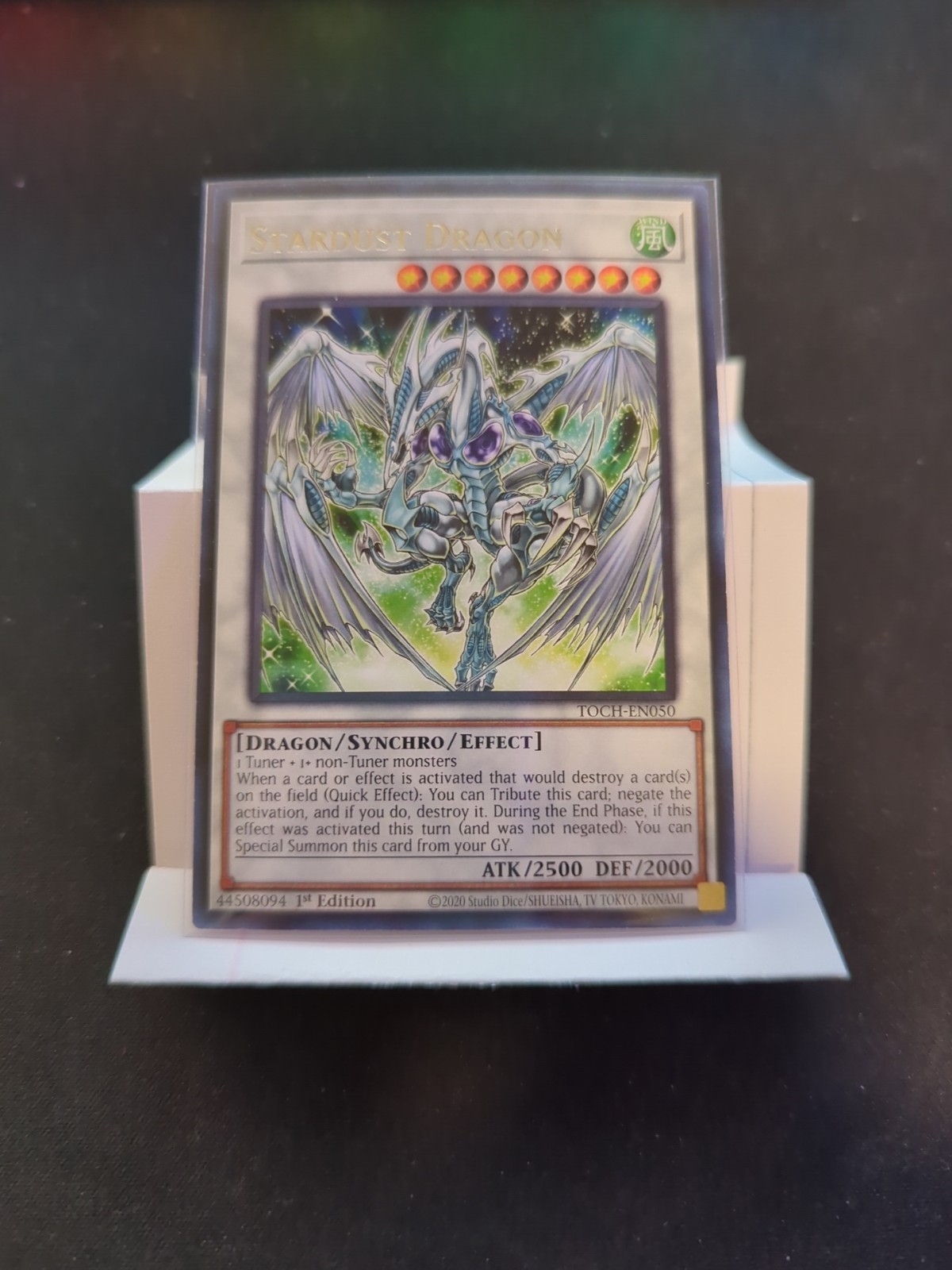Yu-Gi-Oh 1st Edition Stardust Dragon - TOCH-EN050 | Near Mint | Rare
