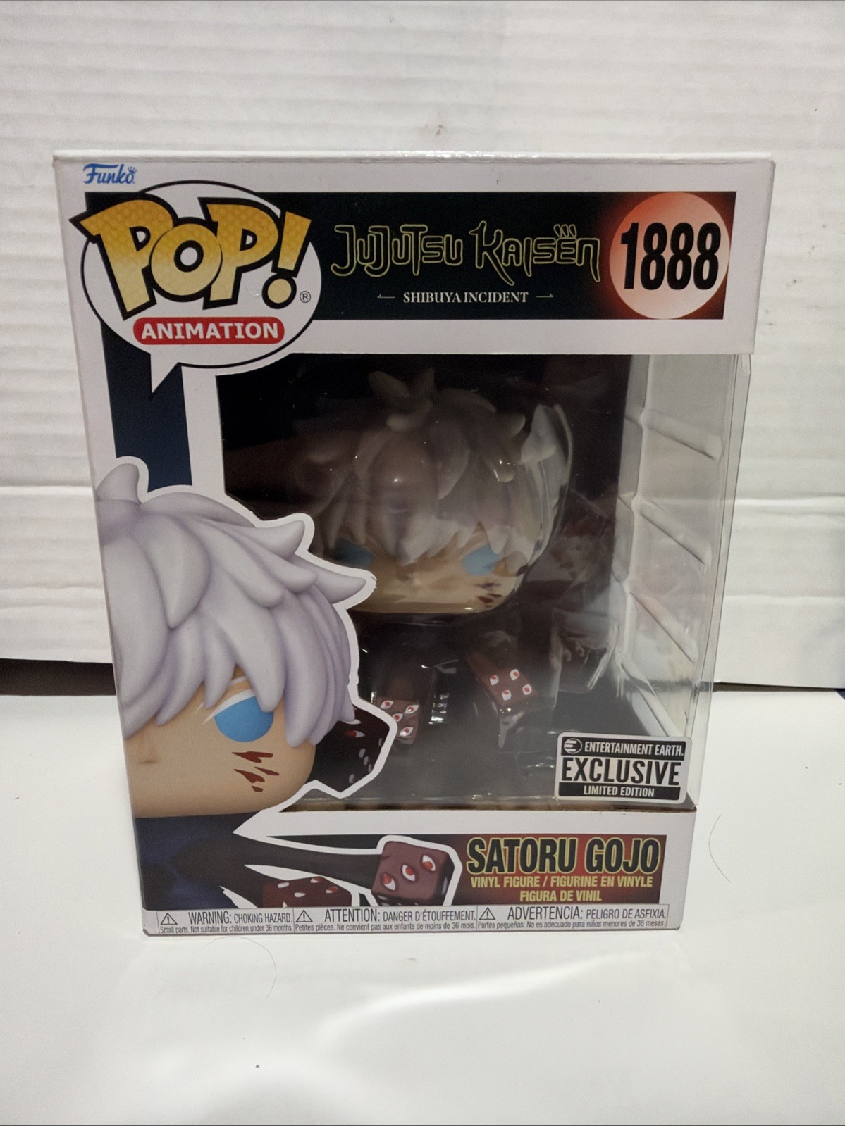 Funko Pop Jujutsu Kaisen Premium Satoru Gojo (Trapped Prison Realm) #1888 New