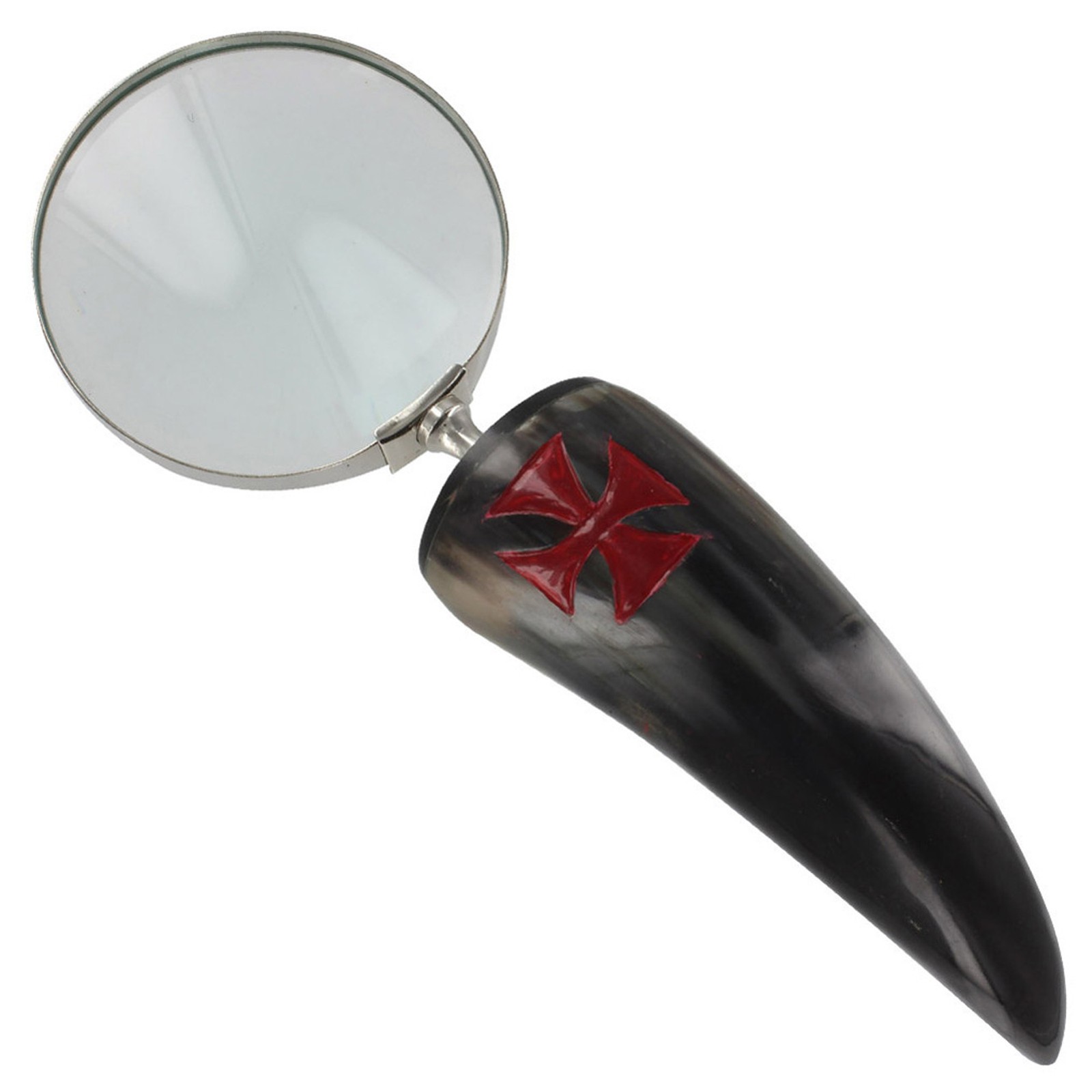 Handcrafted Magnifying Glass with Buffalo Horn Handle Novelty Reading Zoom Lab