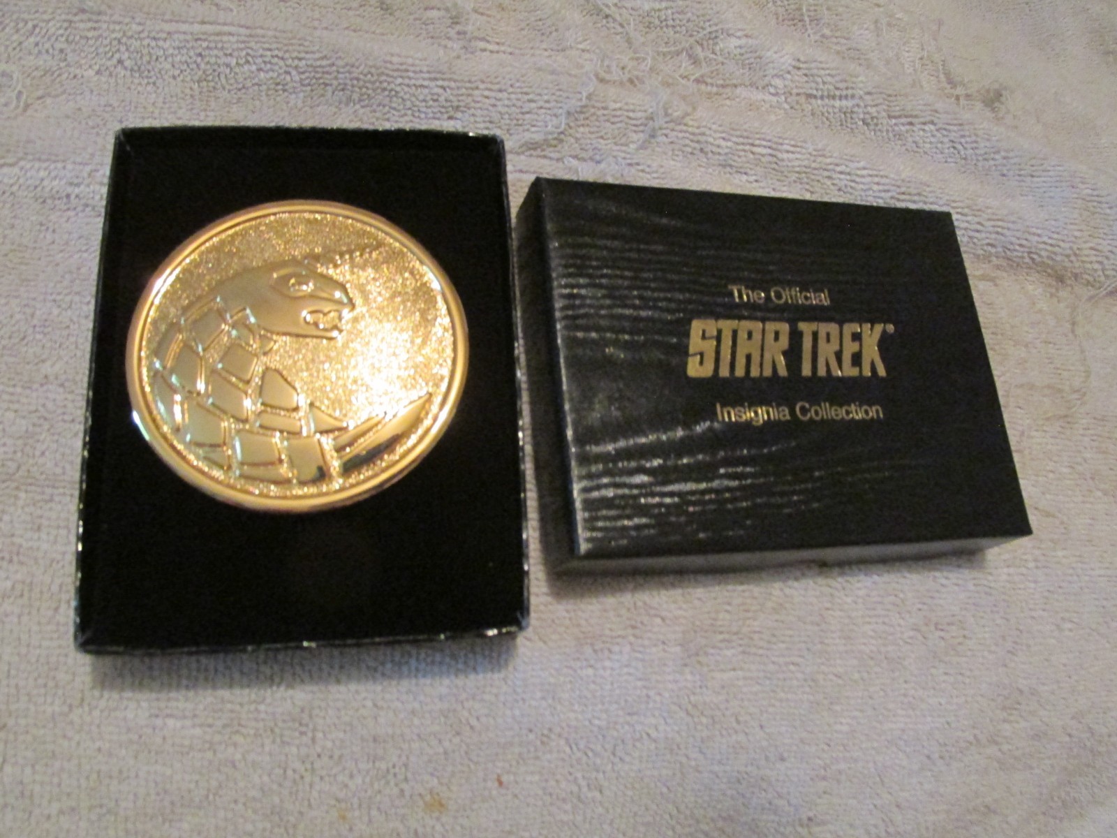 Franklin Mint Star Trek Insignia Collection Emblem .925 Sterling ARKARIA LOGO