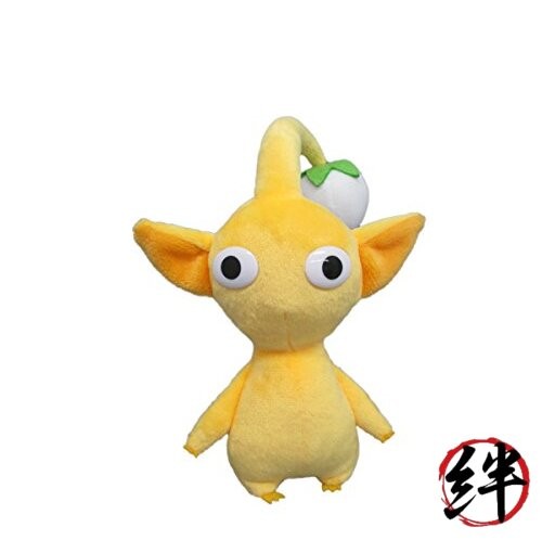 Sanei Boeki Pikmin Plush ALL STAR COLLECTION Yellow Pikmin W9 × D9 × H17cm PK03