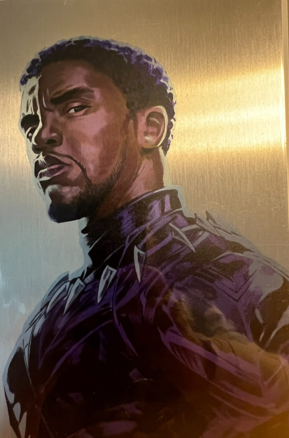 Black Panther “Before & After” Metal Comic Book- Jeff Whiting Art Book Limited 5