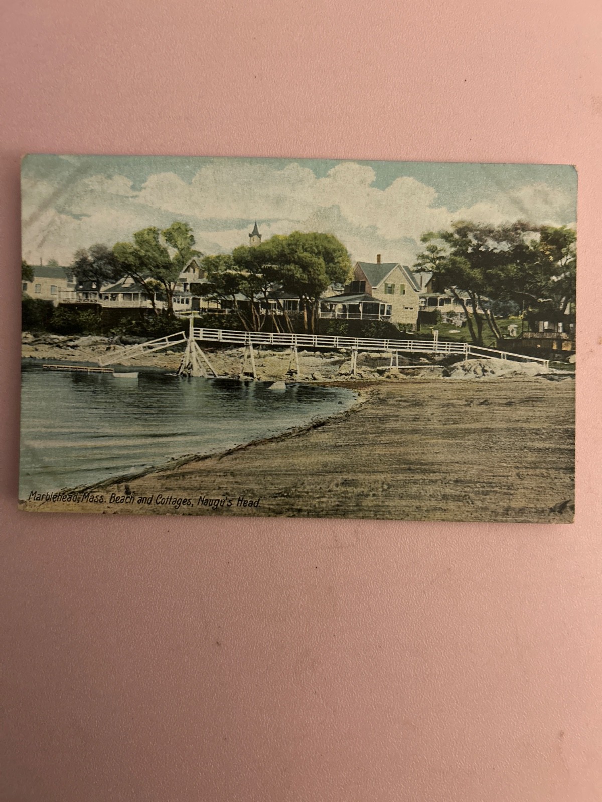 Marblehead MA, beach and cottages, naugu’s head