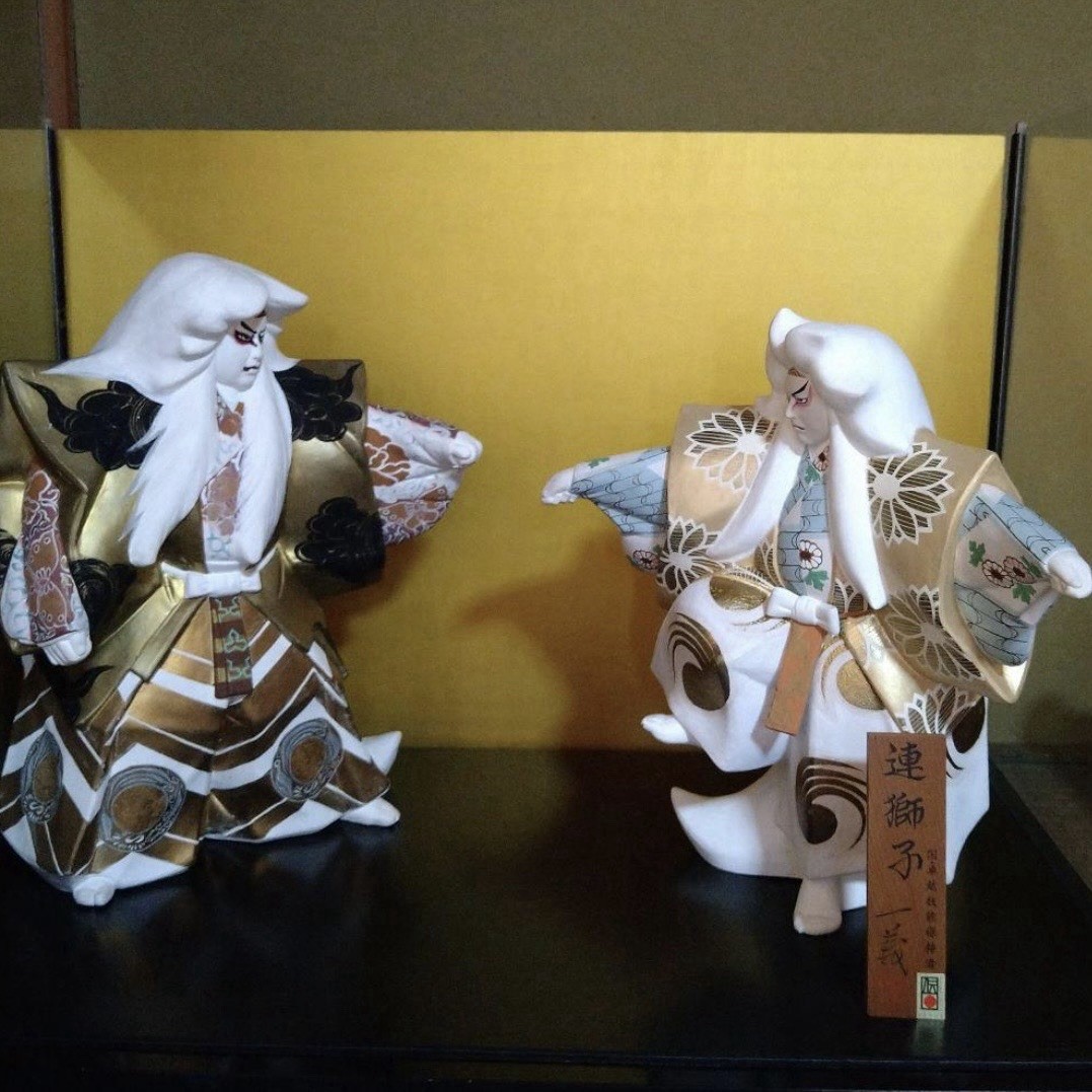 Vintage Japanese Hakata Ningyo Traditional Art Figurine Collectible