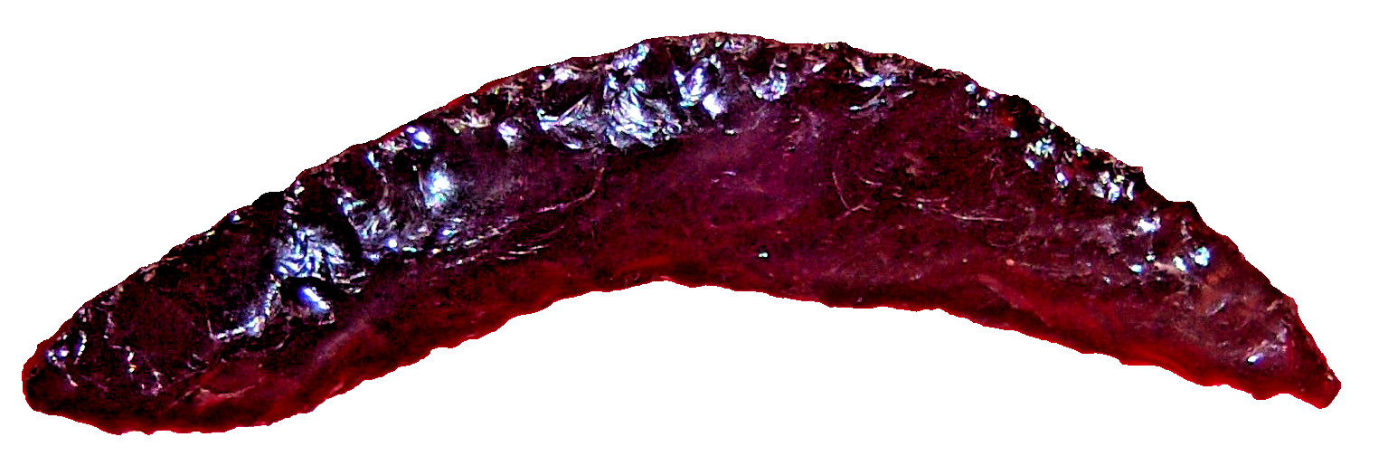 Ancient Obsidian Sacrificial Blade 3 1/4 inch California Collection