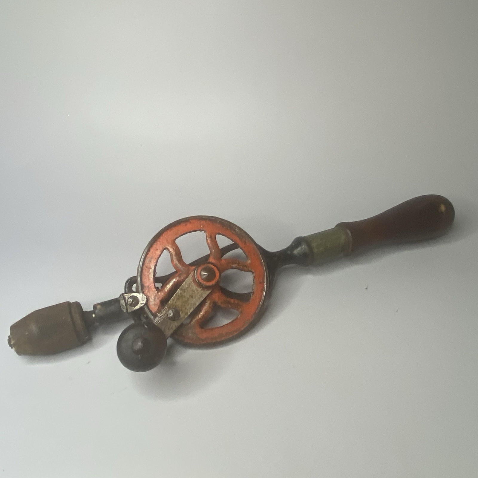 Goodell Pratt Company Vintage Hand Drill USA Eggbeater. Turns Freely. Good Cond.