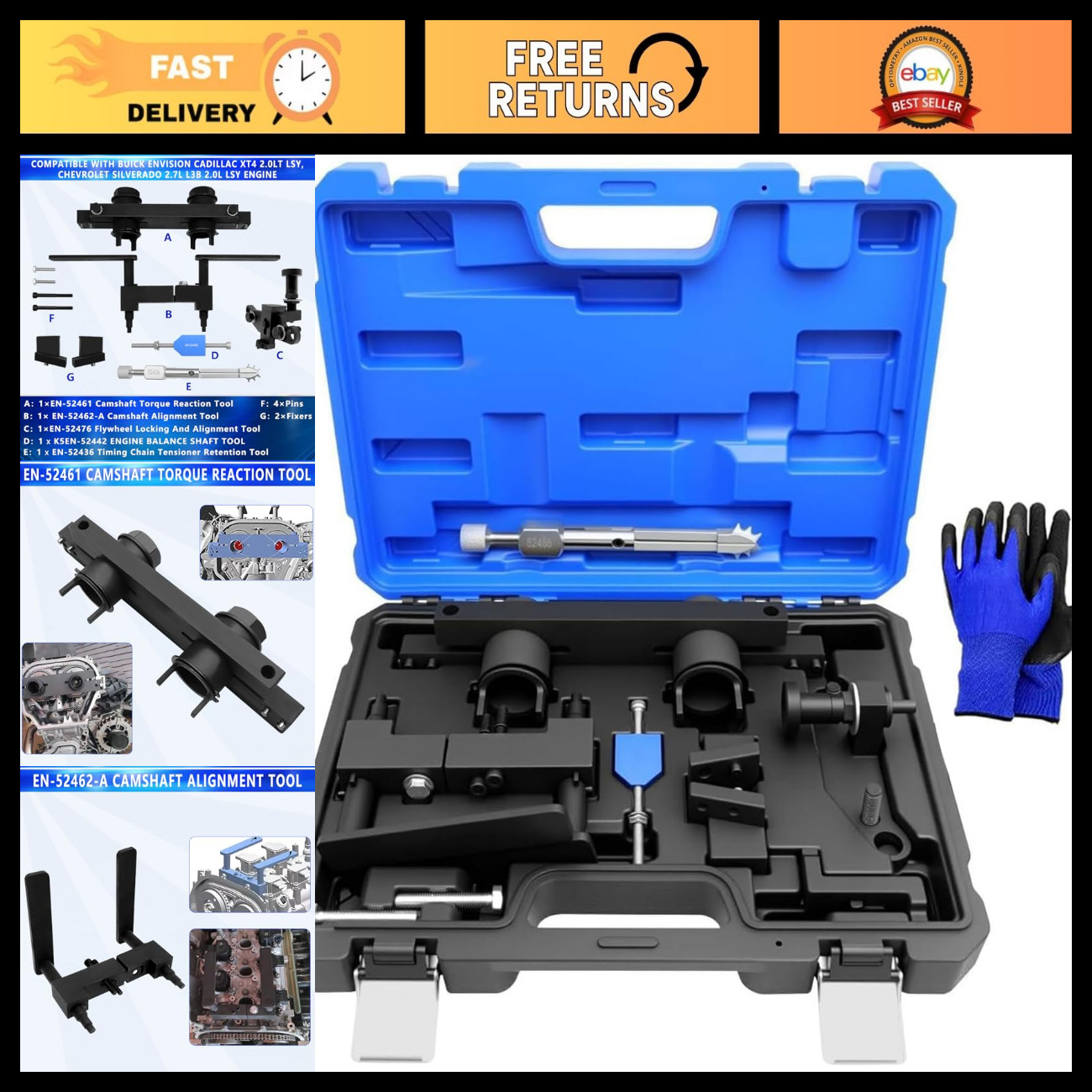 Engine Camshaft Timing Tool Kit for Buick Envision Cadillac XT4 2.0LT LSY