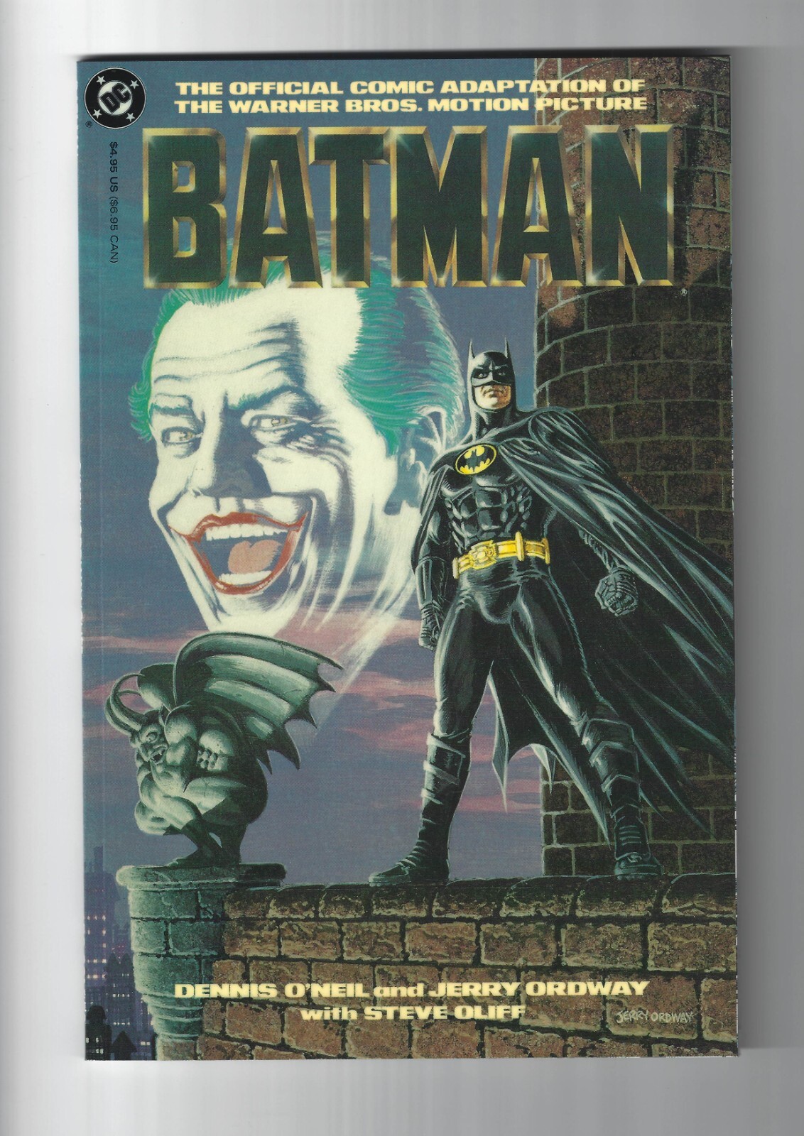 Batman: The Official Comic Adaptation DC Comics 1989 Prestige Edition 1st Print